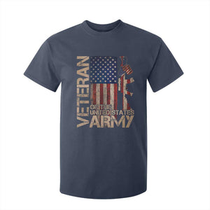 Veteran Of The United States T Shirt For Kid Army US Flag Veteran Patriotic TS10 Navy Print Your Wear