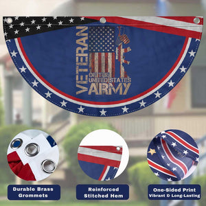 Veteran Of The United States Patriotic Fan Flag Army US Flag Veteran