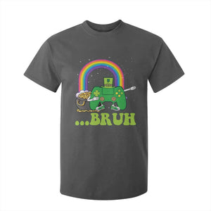 St Patricks Day Dabbing Video Game Controller T Shirt For Kid Irish Gamer Boys Dab Dance TS10 Dark Heather Print Your Wear