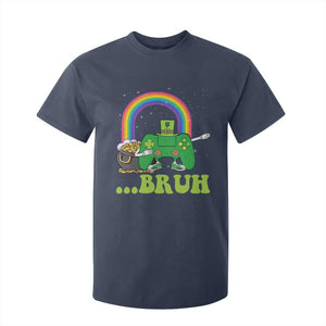 St Patricks Day Dabbing Video Game Controller T Shirt For Kid Irish Gamer Boys Dab Dance TS10 Navy Print Your Wear