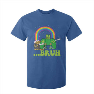 St Patricks Day Dabbing Video Game Controller T Shirt For Kid Irish Gamer Boys Dab Dance TS10 Royal Blue Print Your Wear
