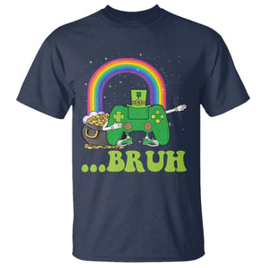 St Patricks Day Dabbing Video Game Controller T Shirt Irish Gamer Boys Dab Dance TS10 Navy Print Your Wear