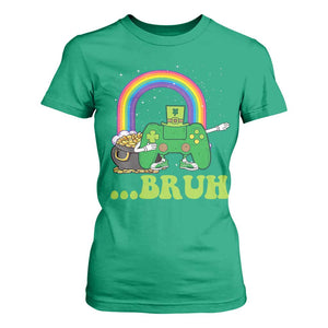 St Patricks Day Dabbing Video Game Controller T Shirt For Women Irish Gamer Boys Dab Dance TS10 Irish Green Print Your Wear