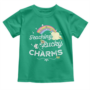 Girls St. Patricks Day Toddler T Shirt Little Miss Shenanigans TS10 Irish Green Print Your Wear