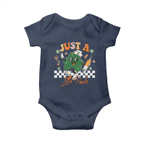 Nurse St Patrick's Baby Onesie Just A Little Pinch TS10 Navy Print Your Wear
