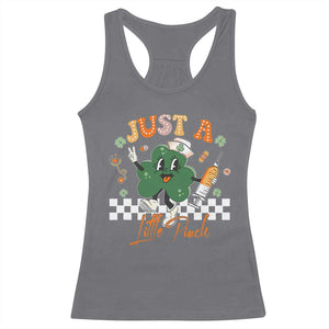Nurse St Patrick's Racerback Tank Top Just A Little Pinch TS10 Charcoal Print Your Wear