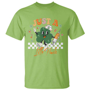 Nurse St Patrick's T Shirt Just A Little Pinch TS10 Lime Print Your Wear
