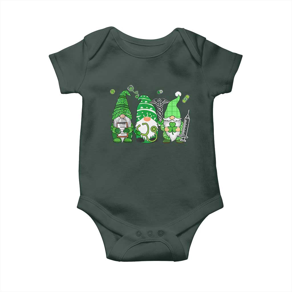 Nurse St Patricks Day Baby Onesie Lucky Shamrock Leopard Gnomes Irish Nurses TS10 Print Your Wear