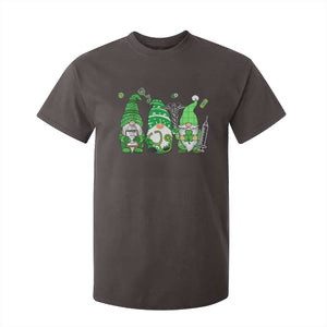 Nurse St Patricks Day T Shirt For Kid Lucky Shamrock Leopard Gnomes Irish Nurses TS10 Dark Chocolate Print Your Wear