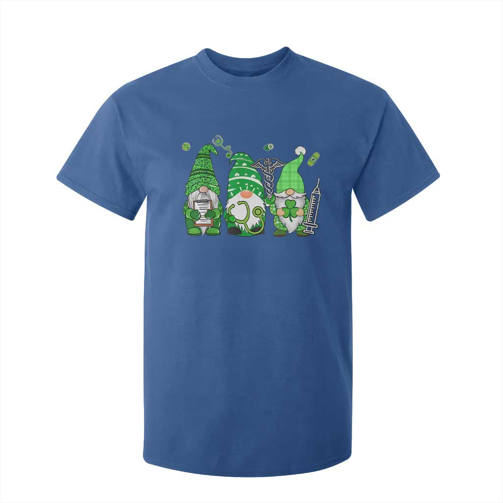 Nurse St Patricks Day T Shirt For Kid Lucky Shamrock Leopard Gnomes Irish Nurses TS10 Royal Blue Print Your Wear