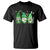 Nurse St Patricks Day T Shirt Lucky Shamrock Leopard Gnomes Irish Nurses TS10 Black Print Your Wear