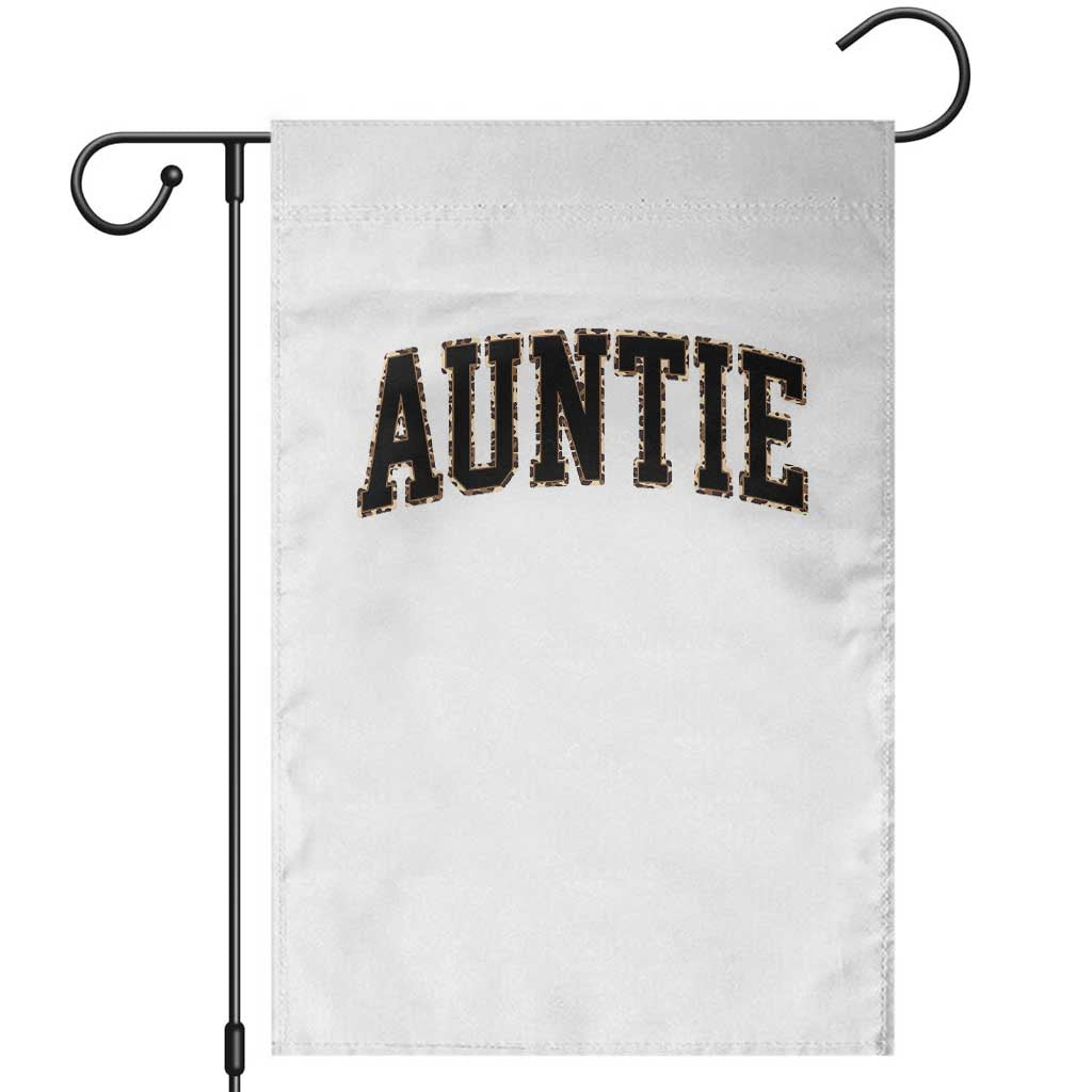 Auntie Garden Flag Retro Varsity New Aunt Letter Print TS10 Black Print Your Wear