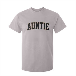 Auntie T Shirt For Kid Retro Varsity New Aunt Letter Print TS10 Ice Gray Print Your Wear