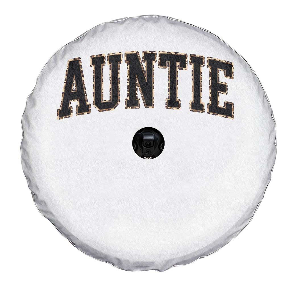Auntie Spare Tire Cover Retro Varsity New Aunt Letter Print TS10 Print Your Wear