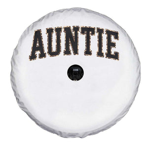 Auntie Spare Tire Cover Retro Varsity New Aunt Letter Print TS10 Print Your Wear