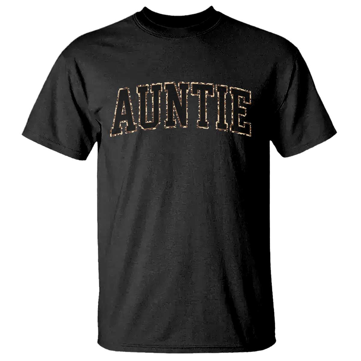 Auntie T Shirt Retro Varsity New Aunt Letter Print TS10 Black Print Your Wear