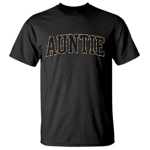 Auntie T Shirt Retro Varsity New Aunt Letter Print TS10 Black Print Your Wear