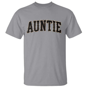 Auntie T Shirt Retro Varsity New Aunt Letter Print TS10 Sport Gray Print Your Wear