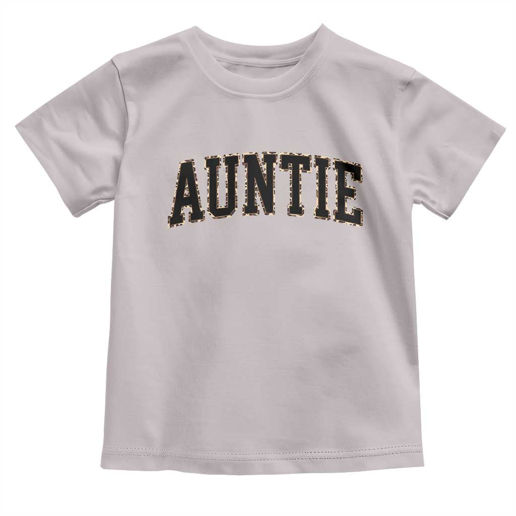Auntie Toddler T Shirt Retro Varsity New Aunt Letter Print TS10 Ice Gray Print Your Wear