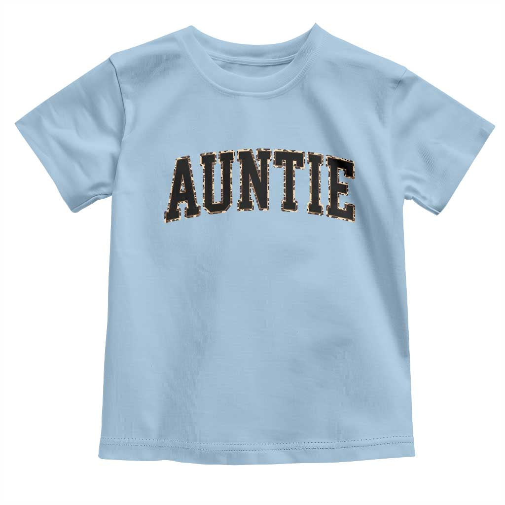 Auntie Toddler T Shirt Retro Varsity New Aunt Letter Print TS10 Light Blue Print Your Wear