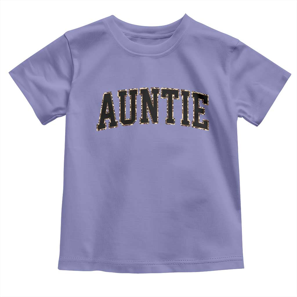 Auntie Toddler T Shirt Retro Varsity New Aunt Letter Print TS10 Violet Print Your Wear