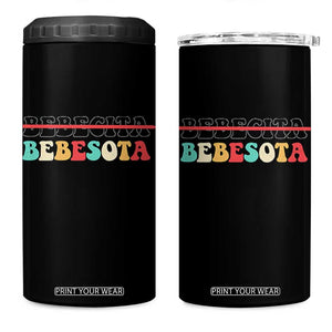 Tu No Eres Bebecita To Eres Bebesota 4 in 1 Can Cooler Tumbler TS10 One Size: 16 oz Black Print Your Wear
