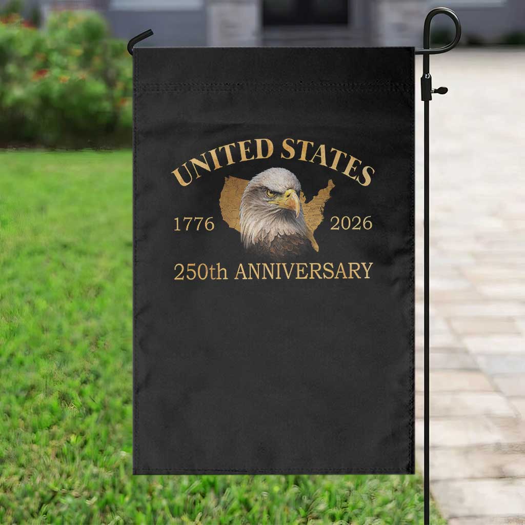 USA 250th Anniversary Garden Flag American Map Patriotic 1776-2026 America 250 TS10 Print Your Wear