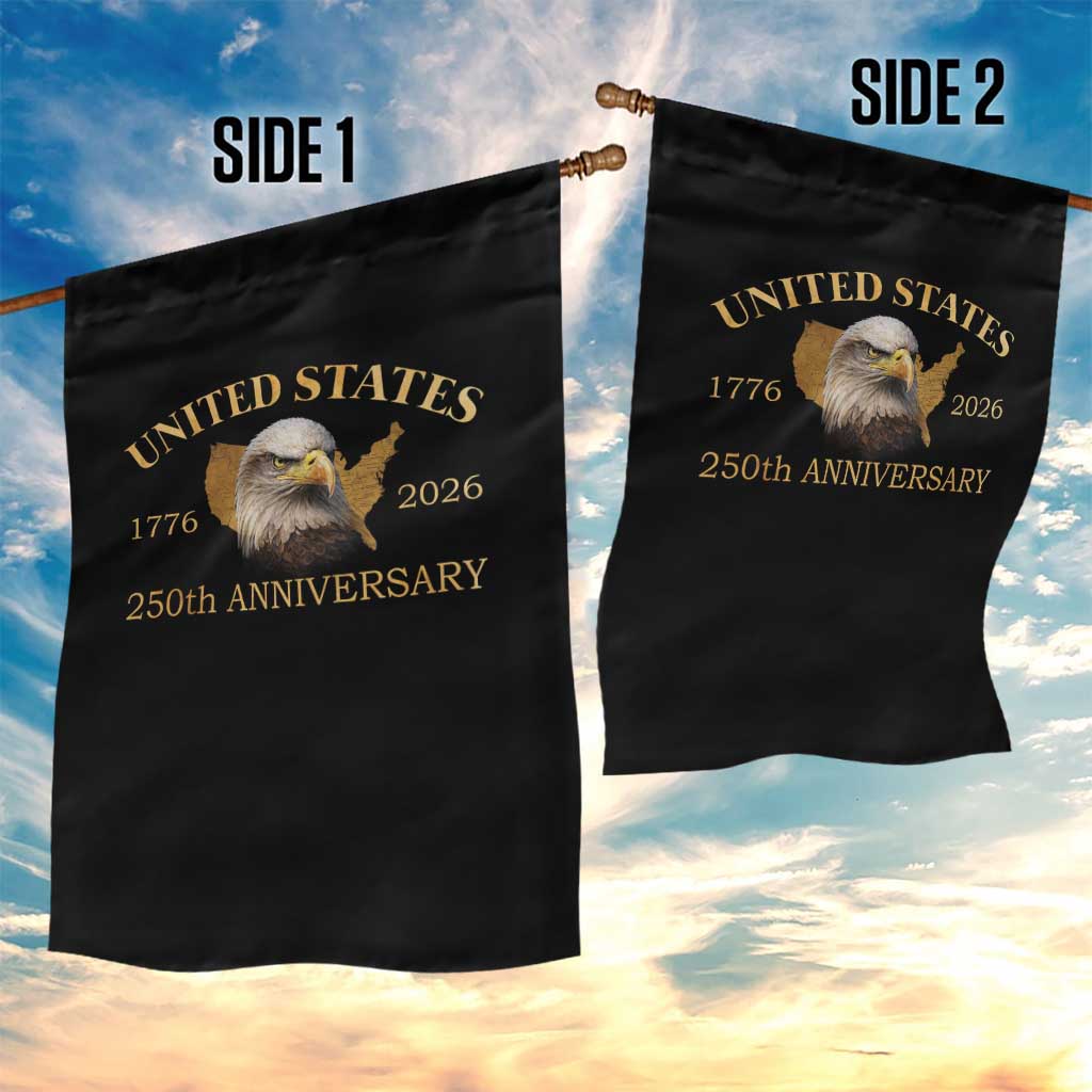 USA 250th Anniversary Garden Flag American Map Patriotic 1776-2026 America 250 TS10 Print Your Wear