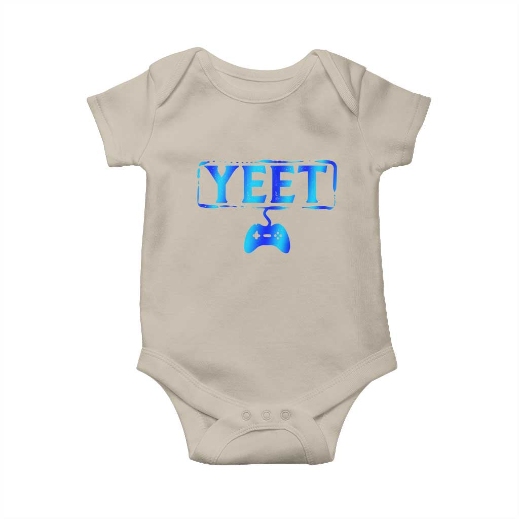 Funny Yeet Gamer Baby Onesie Video Game Gaming Saying Quote Slang TS10 Sand Print Your Wear