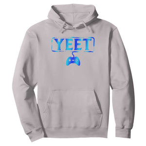 Funny Yeet Gamer Hoodie Video Game Gaming Saying Quote Slang TS10 Ice Gray Print Your Wear