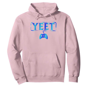 Funny Yeet Gamer Hoodie Video Game Gaming Saying Quote Slang TS10 Light Pink Print Your Wear