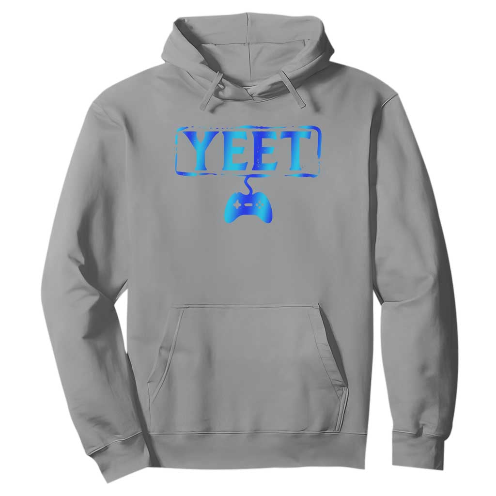 Funny Yeet Gamer Hoodie Video Game Gaming Saying Quote Slang TS10 Sport Gray Print Your Wear