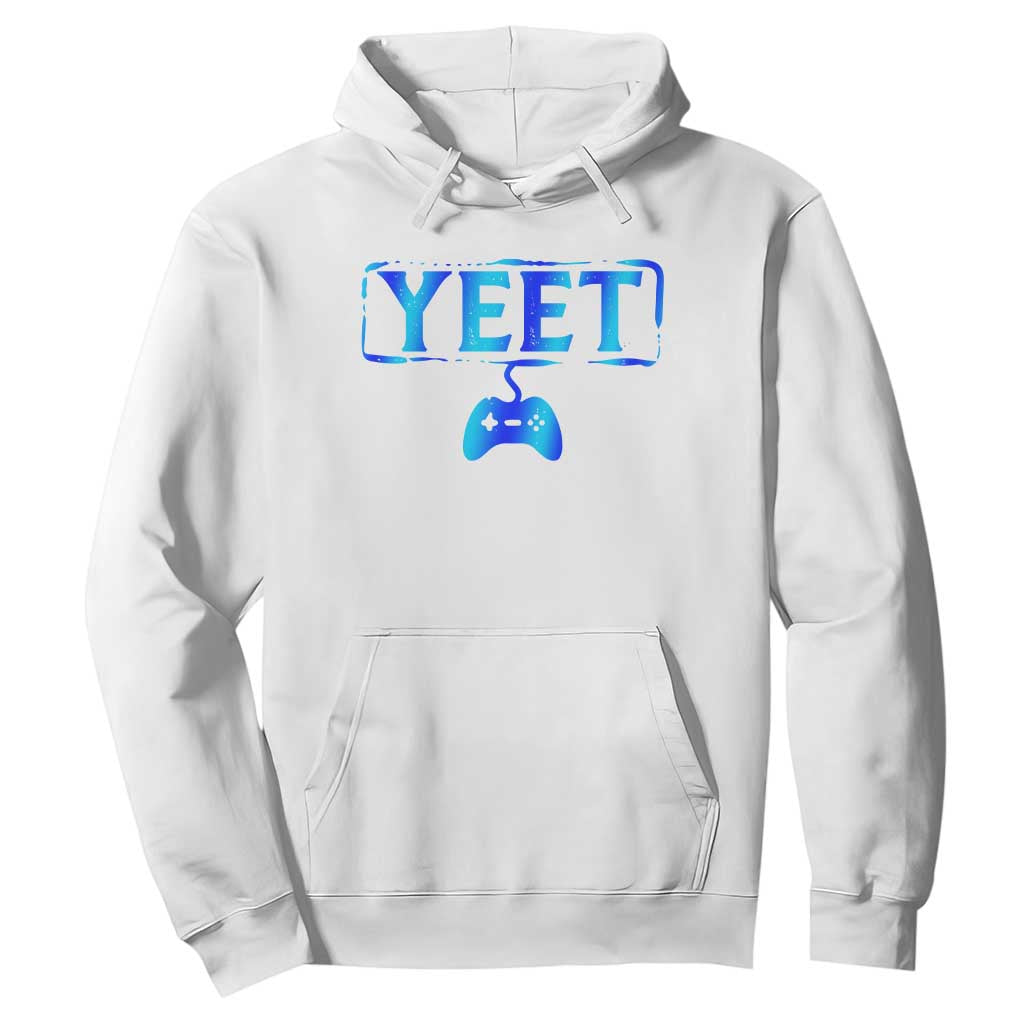 Funny Yeet Gamer Hoodie Video Game Gaming Saying Quote Slang TS10 White Print Your Wear
