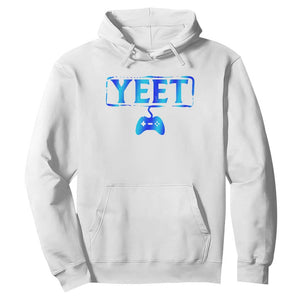 Funny Yeet Gamer Hoodie Video Game Gaming Saying Quote Slang TS10 White Print Your Wear