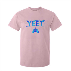 Funny Yeet Gamer T Shirt For Kid Video Game Gaming Saying Quote Slang TS10 Light Pink Print Your Wear