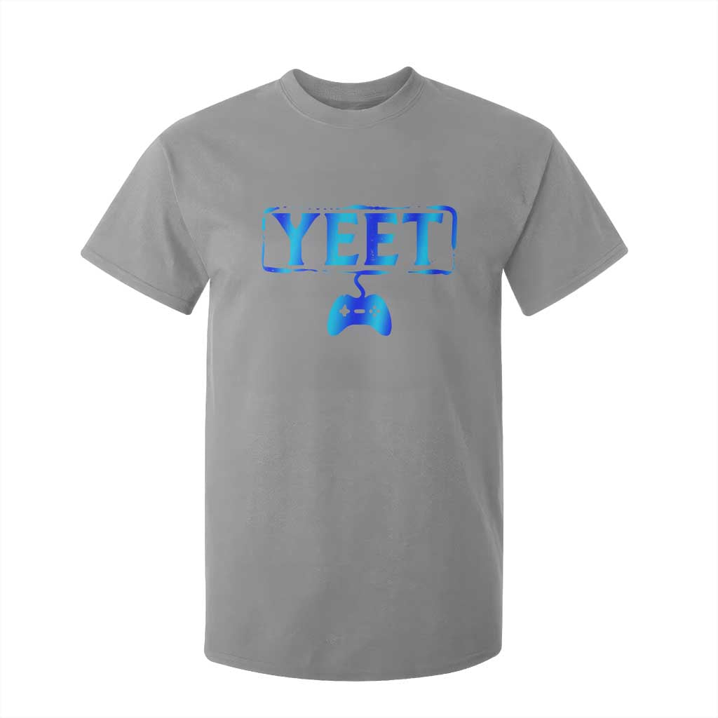 Funny Yeet Gamer T Shirt For Kid Video Game Gaming Saying Quote Slang TS10 Sport Gray Print Your Wear