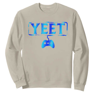 Funny Yeet Gamer Sweatshirt Video Game Gaming Saying Quote Slang TS10 Sand Print Your Wear