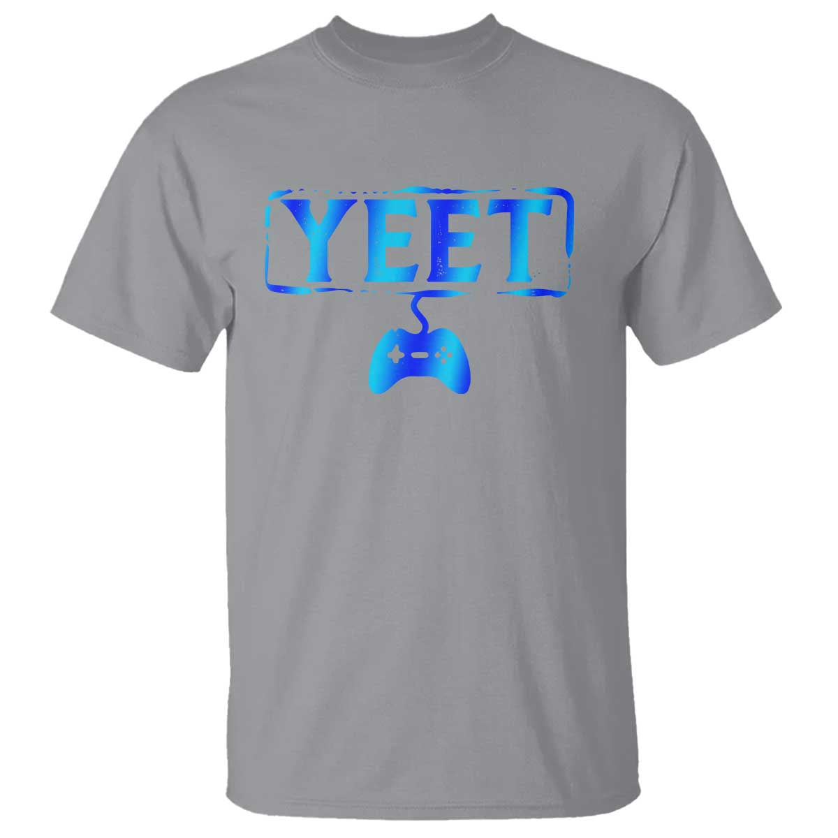 Funny Yeet Gamer T Shirt Video Game Gaming Saying Quote Slang TS10 Sport Gray Print Your Wear