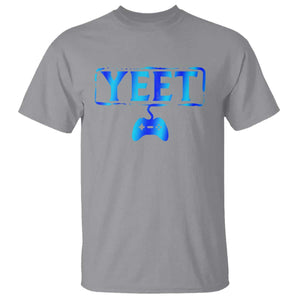 Funny Yeet Gamer T Shirt Video Game Gaming Saying Quote Slang TS10 Sport Gray Print Your Wear