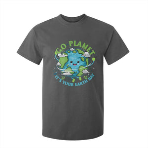 Earth Day T Shirt For Kid Save the Planet 2025 TS10 Dark Heather Print Your Wear