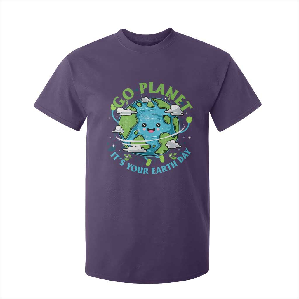 Earth Day T Shirt For Kid Save the Planet 2025 TS10 Purple Print Your Wear
