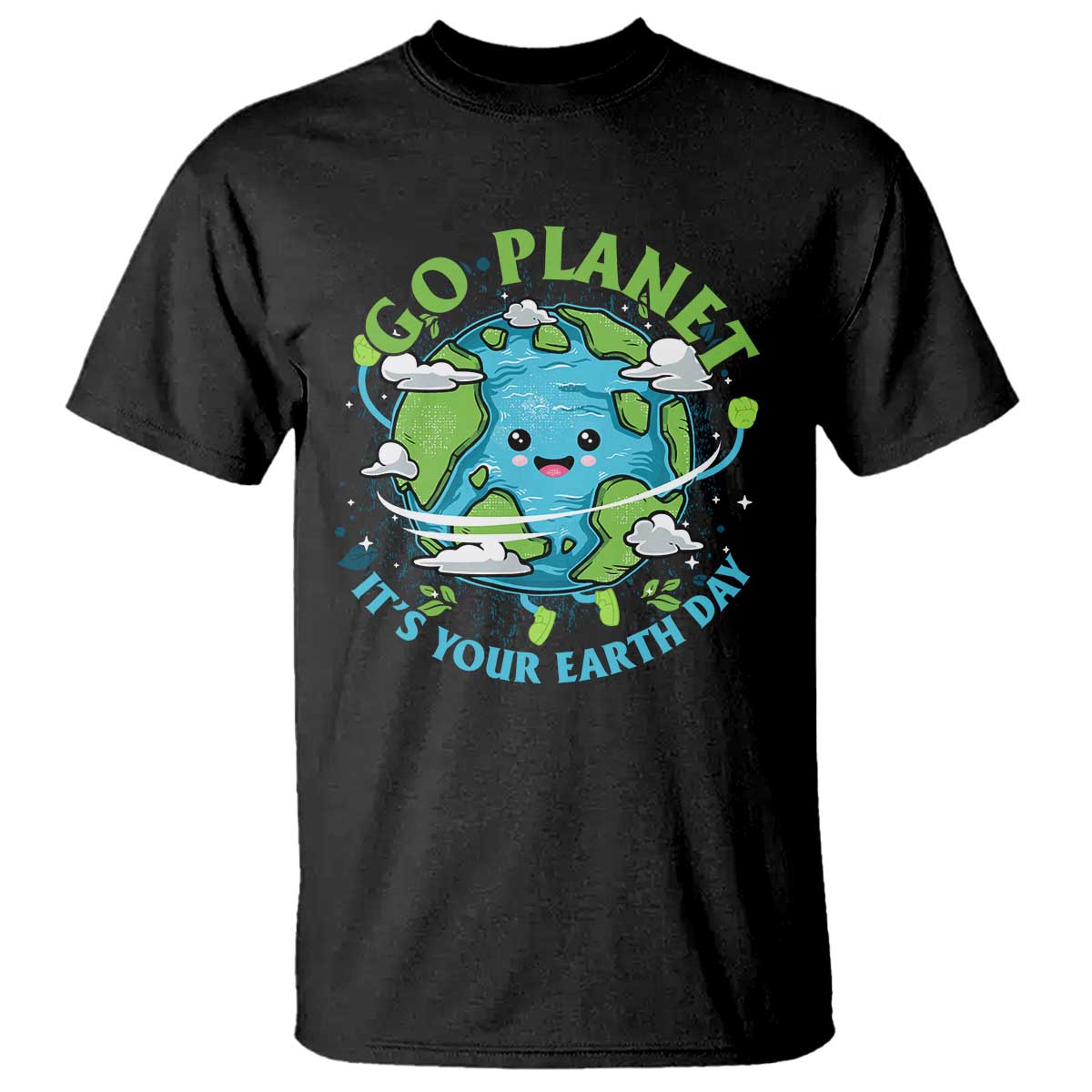 Earth Day T Shirt Save the Planet 2025 TS10 Black Print Your Wear
