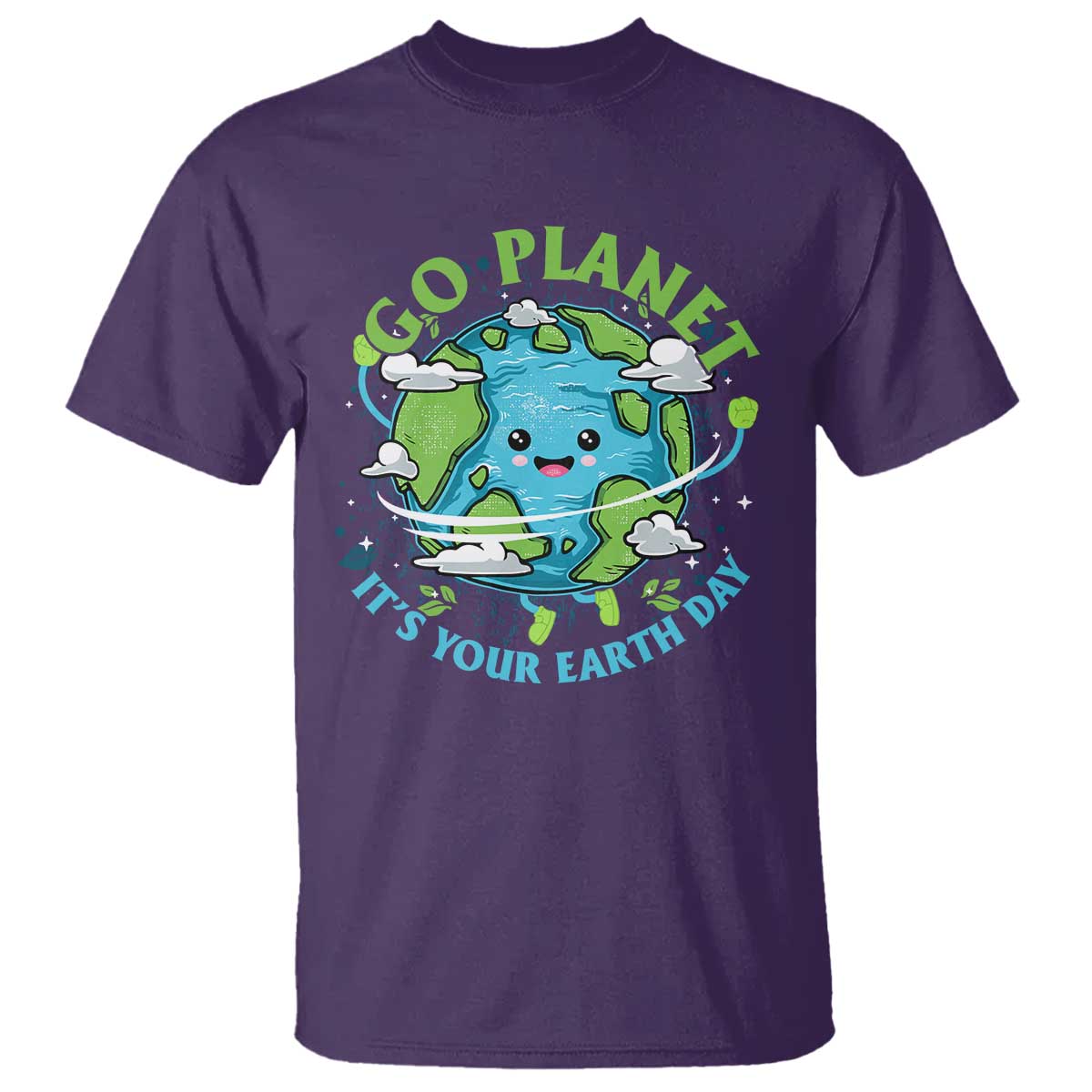 Earth Day T Shirt Save the Planet 2025 TS10 Purple Print Your Wear