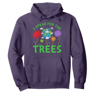 I Speak For Trees Planet Save Earth Day Hoodie TS10 Purple Print Your Wear