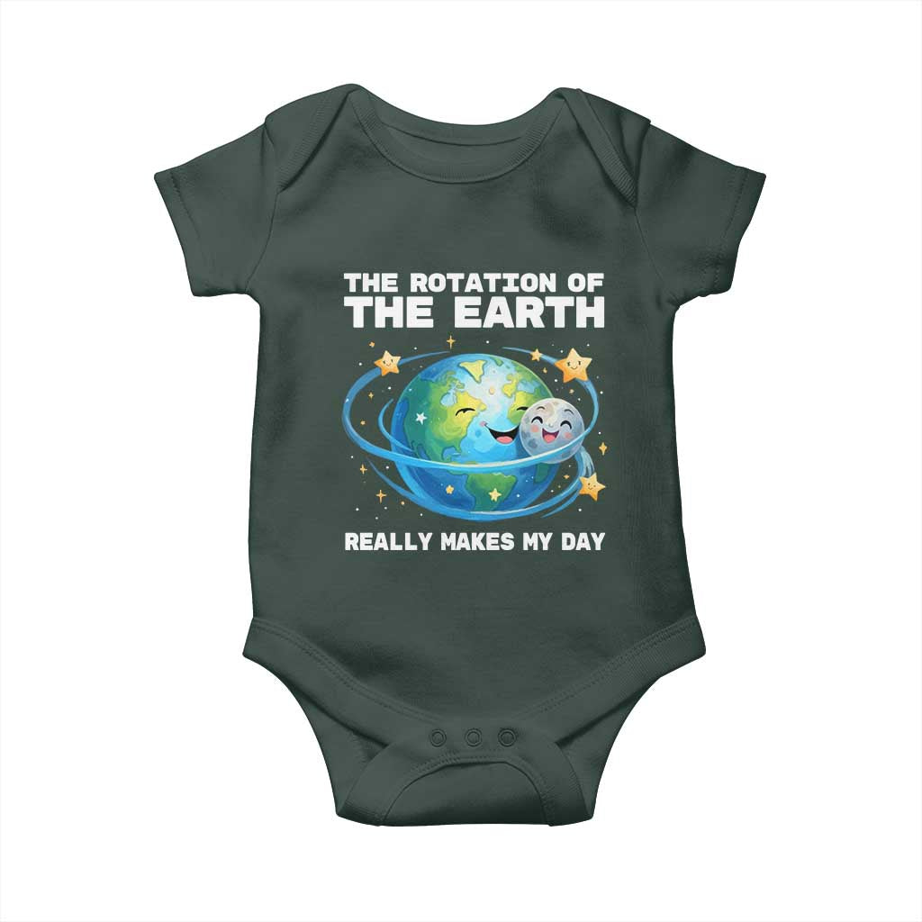 Teacher Earth Day Baby Onesie Rotation of the Earth Makes My Day Science TS10 Print Your Wear