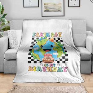 Earth Day Birthday Throw Blanket Its My Birthday April 22 TS10 Print Your Wear