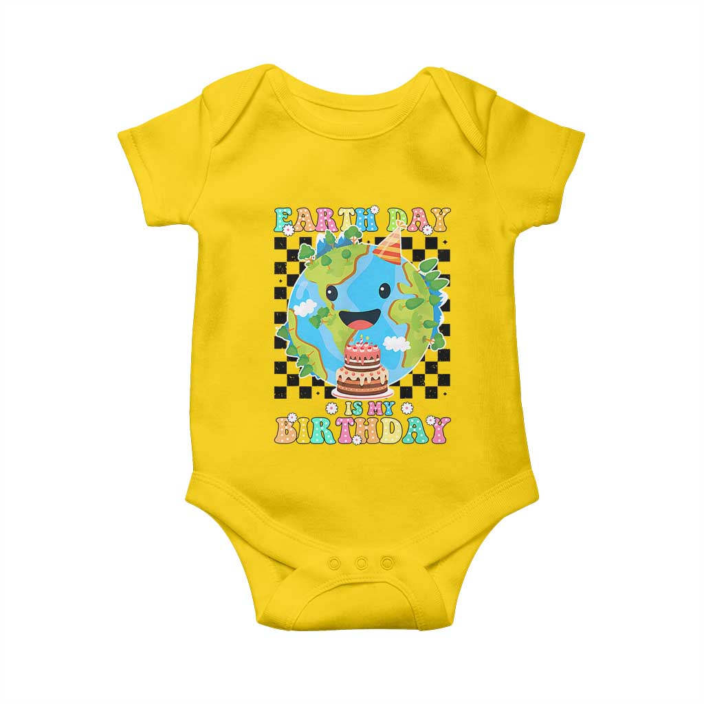 Earth Day Birthday Baby Onesie Its My Birthday April 22 TS10 Daisy Print Your Wear