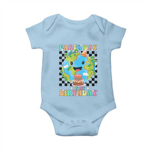 Earth Day Birthday Baby Onesie Its My Birthday April 22 TS10 Light Blue Print Your Wear