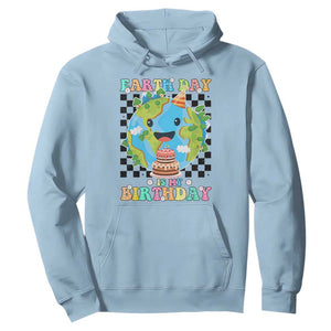 Earth Day Birthday Hoodie Its My Birthday April 22 TS10 Light Blue Print Your Wear