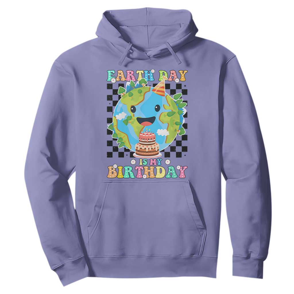 Earth Day Birthday Hoodie Its My Birthday April 22 TS10 Violet Print Your Wear